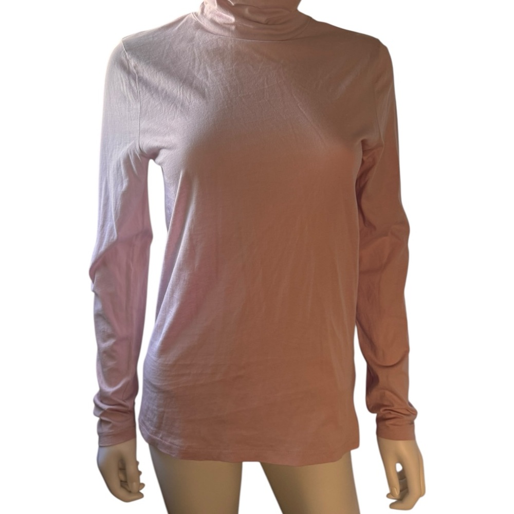 J. Crew Soft Pink Turtle Neck